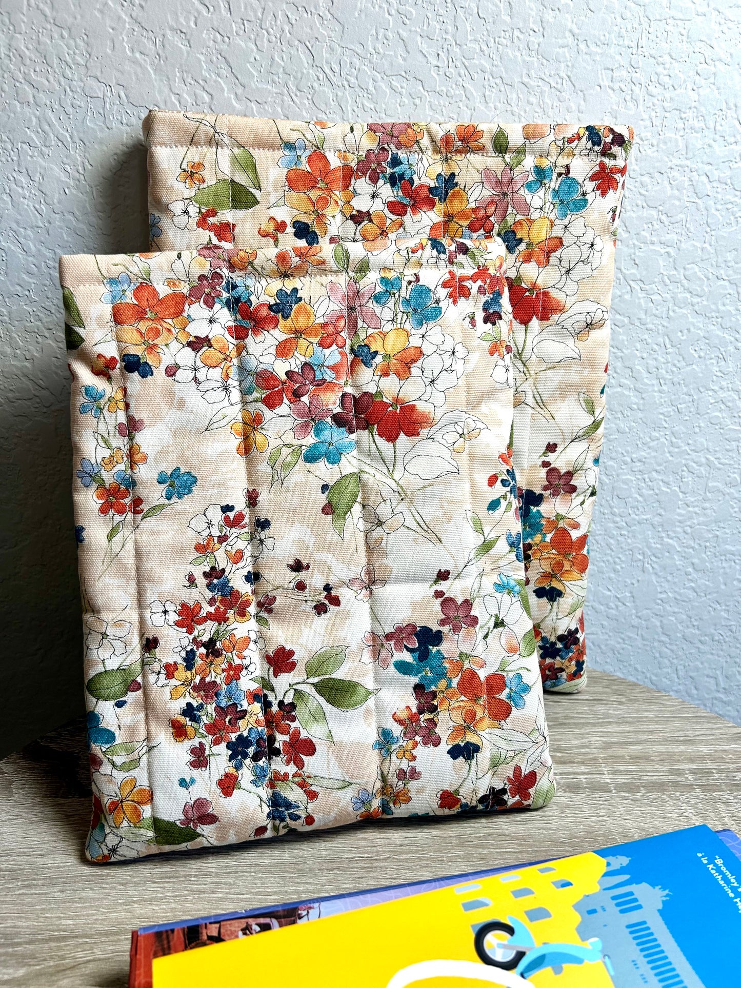 Watercolor Flowers Book Sleeve