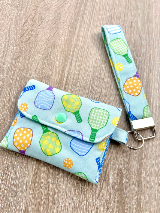 Pickle Ball Wristlet Wallet