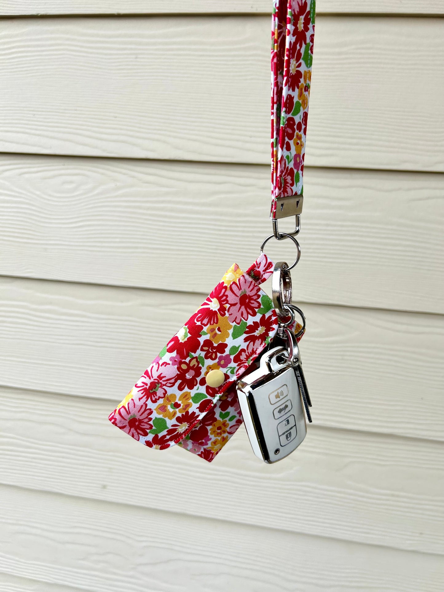 Bright Floral Wristlet Wallet
