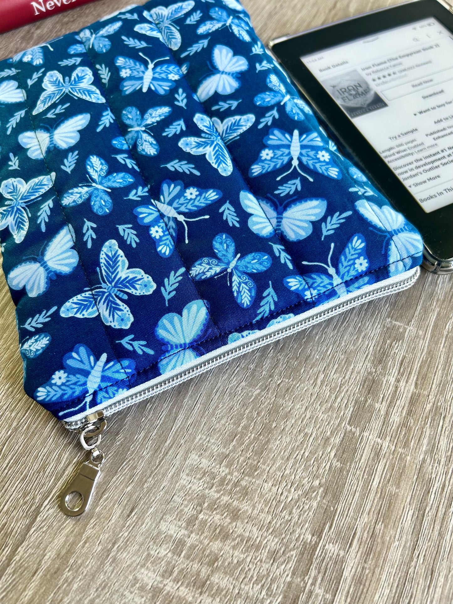 Blue Butterfly Kindle Sleeve