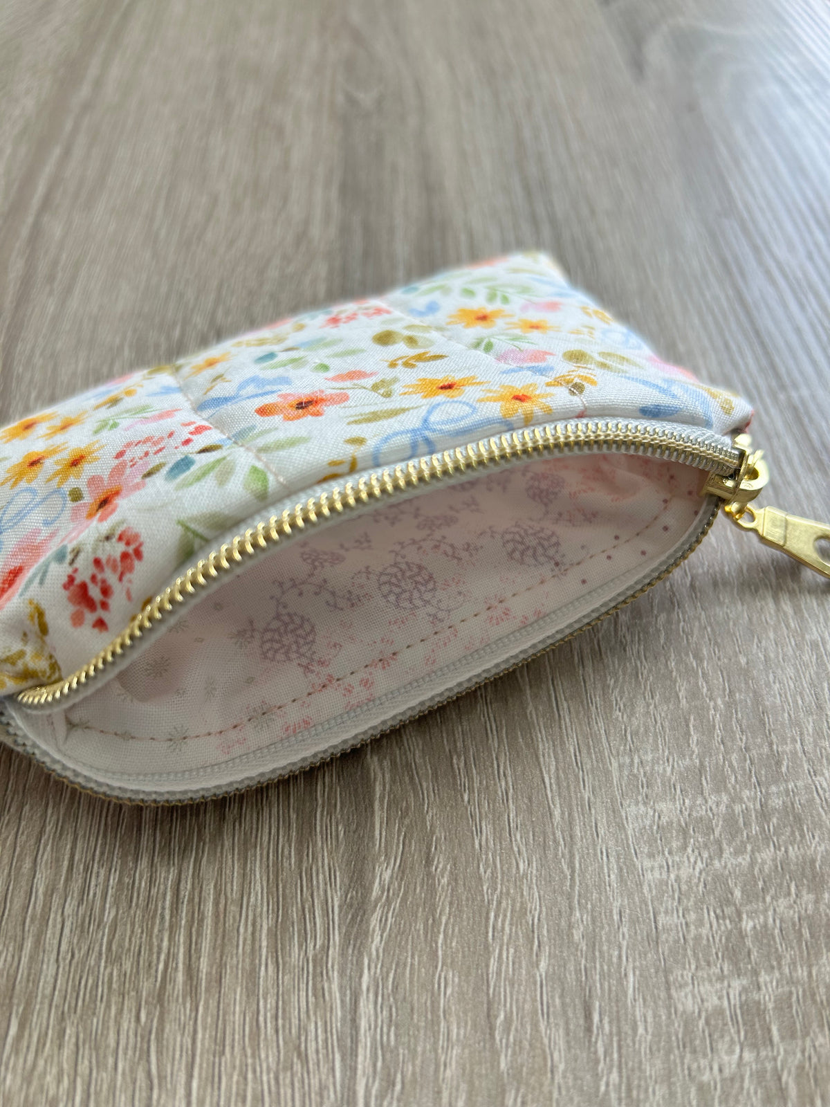 Multi Floral Wristlet Wallet