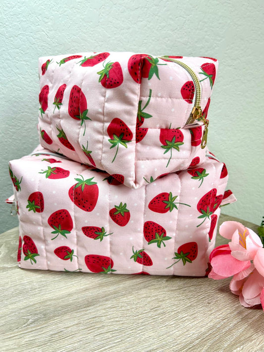 Strawberry Makeup Bag