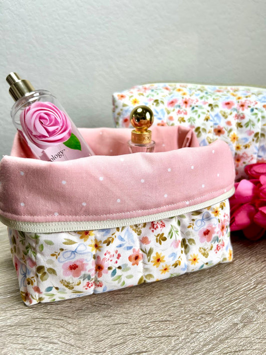 Multi Floral Makeup Bag
