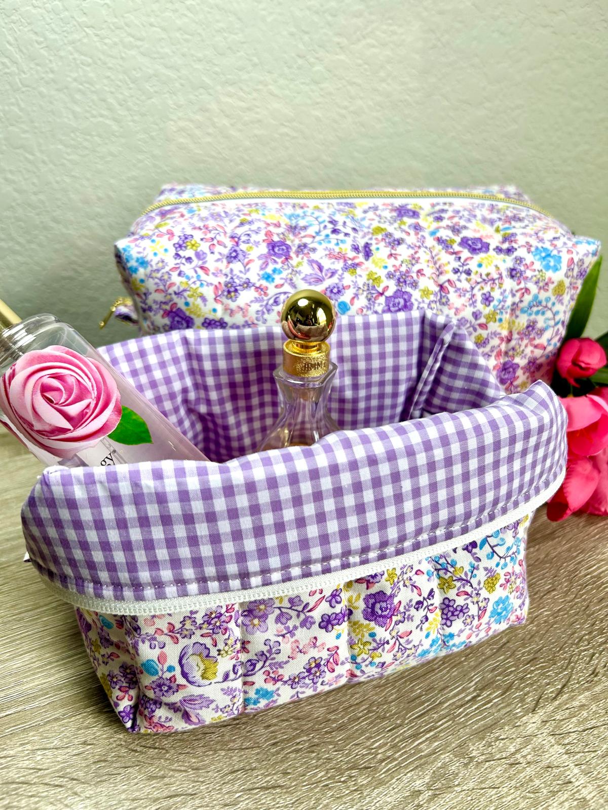 Quilted Makeup Bags