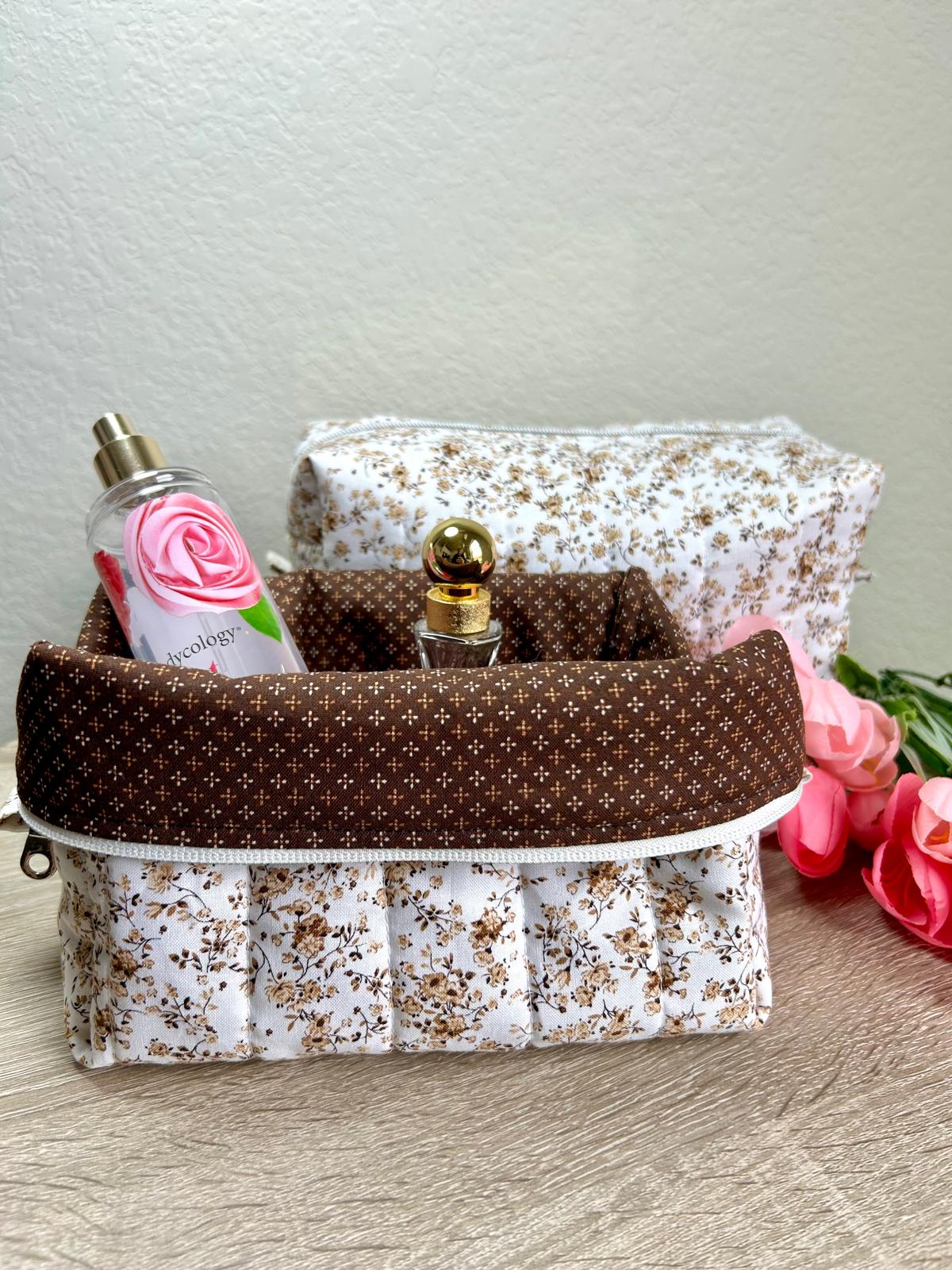 Quilted Makeup Bags