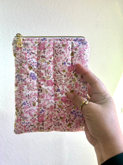 Pink Floral Kindle Sleeve