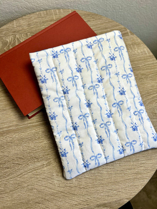 Blue Bows Book Sleeve