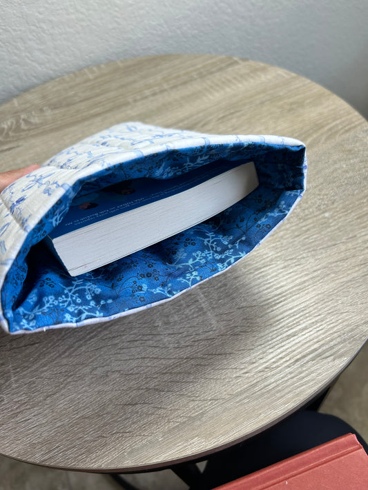 Blue Bows Book Sleeve