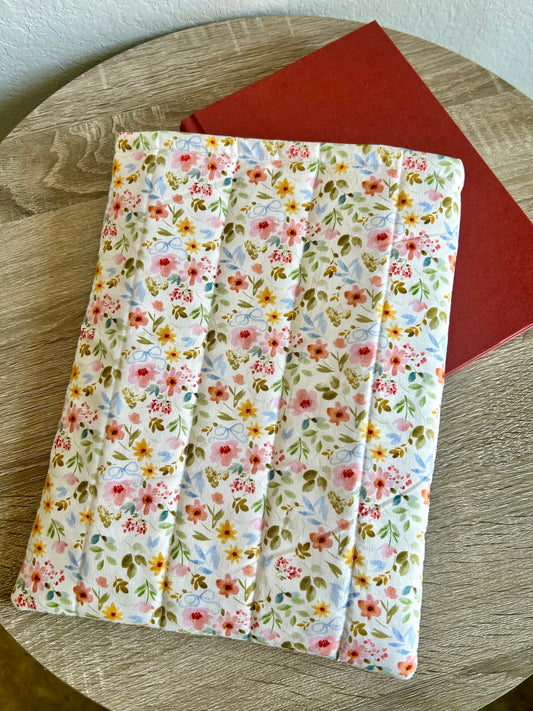 Multi Floral Book Sleeve