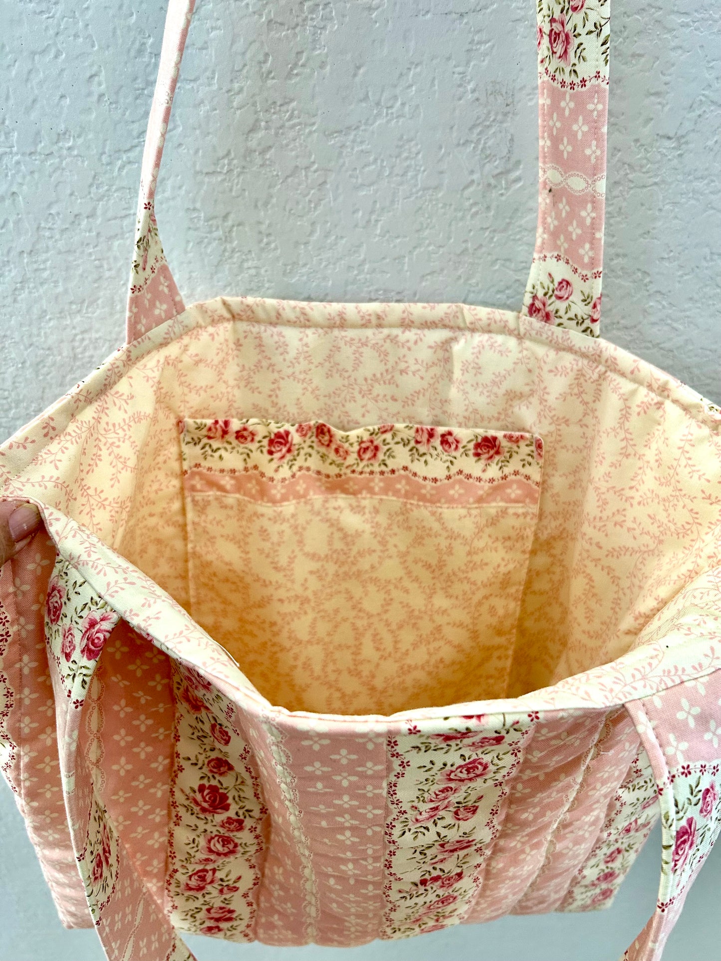 Vintage peachy Tote