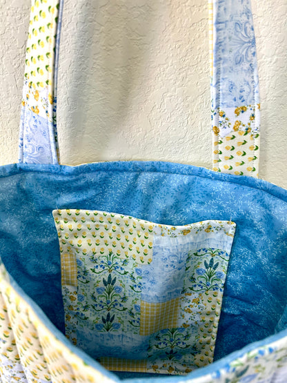 Yellow Patchwork Totebag