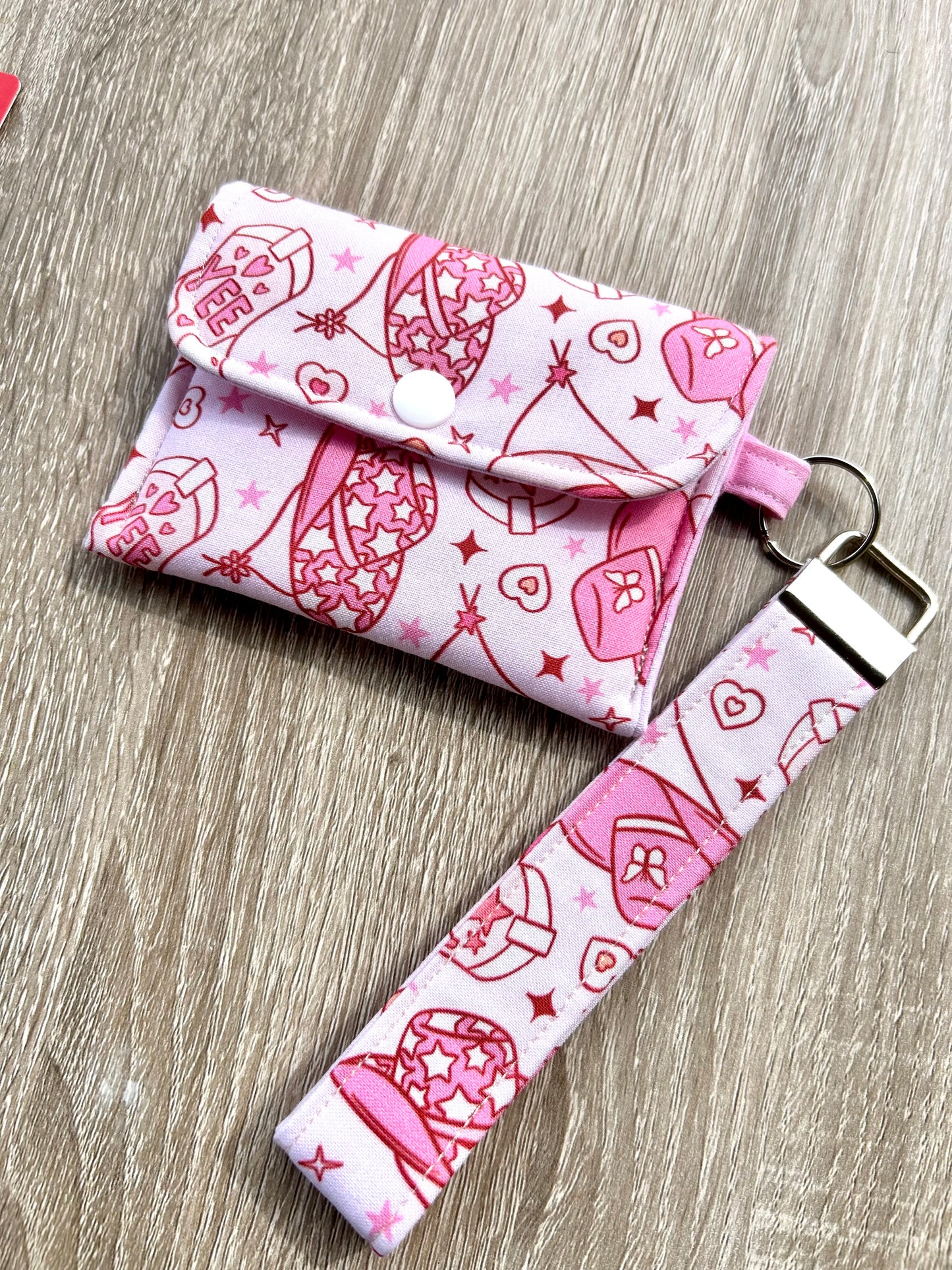 Pink Texas Wristlet Wallet