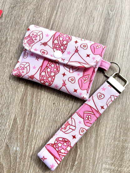Pink Texas Wristlet Wallet