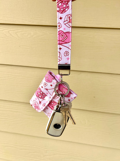 Pink Texas Wristlet Wallet