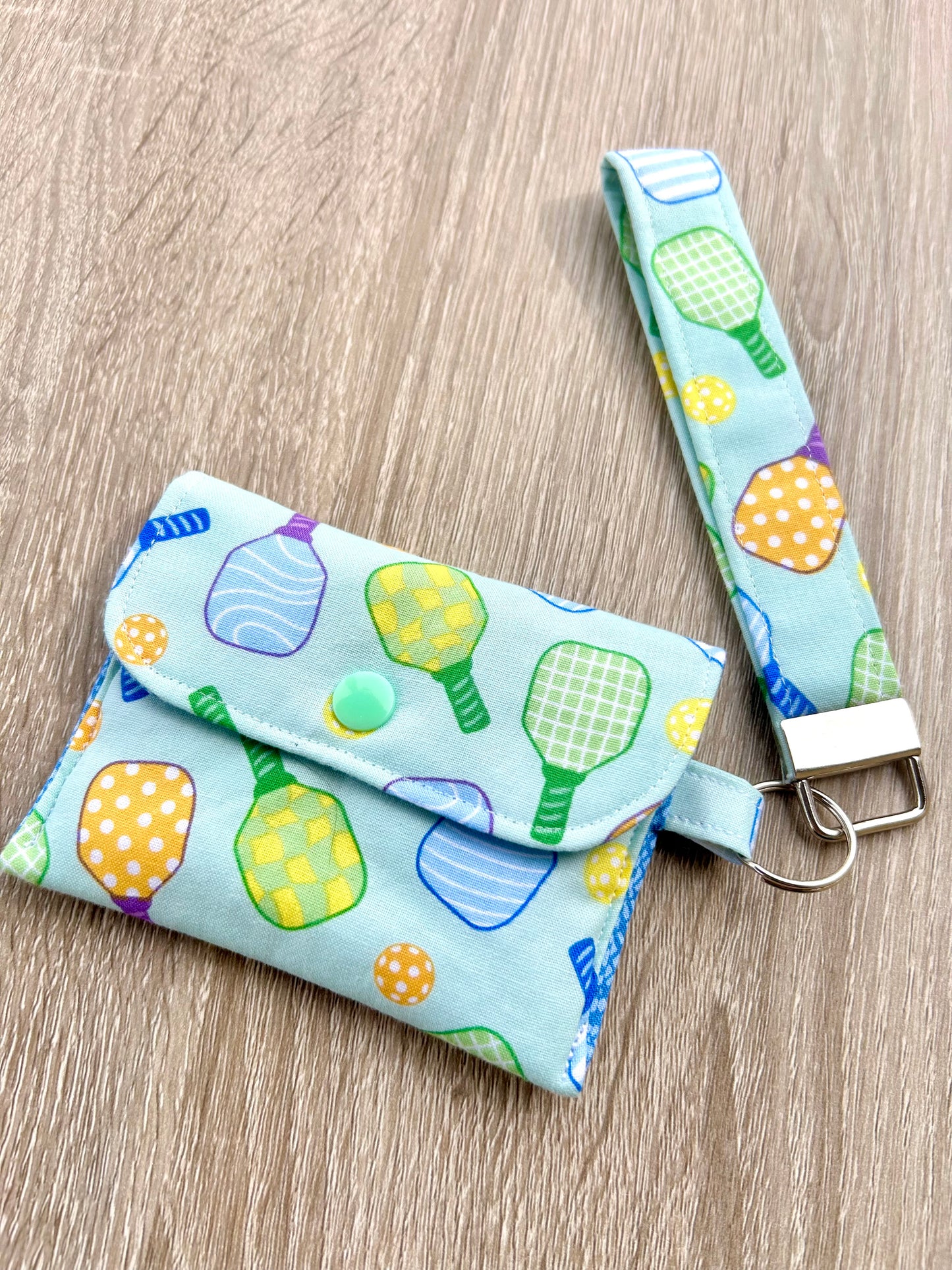 Pickle Ball Wristlet Wallet