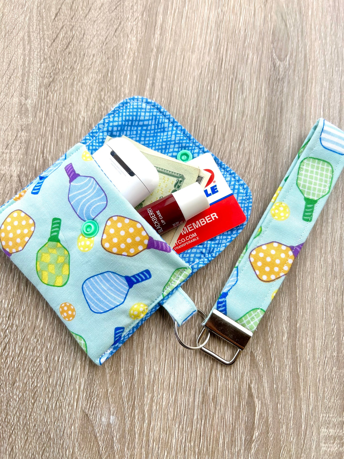 Pickle Ball Wristlet Wallet