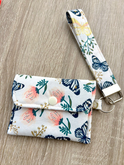 Butterfly Wristlet Wallet