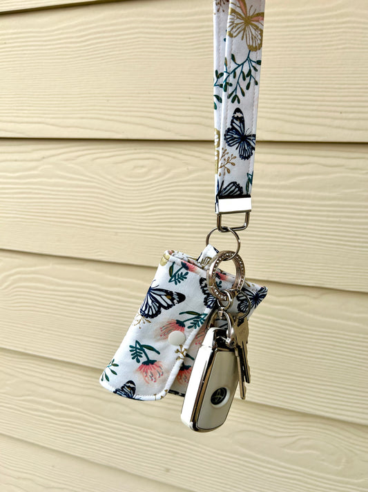 Butterfly Wristlet Wallet