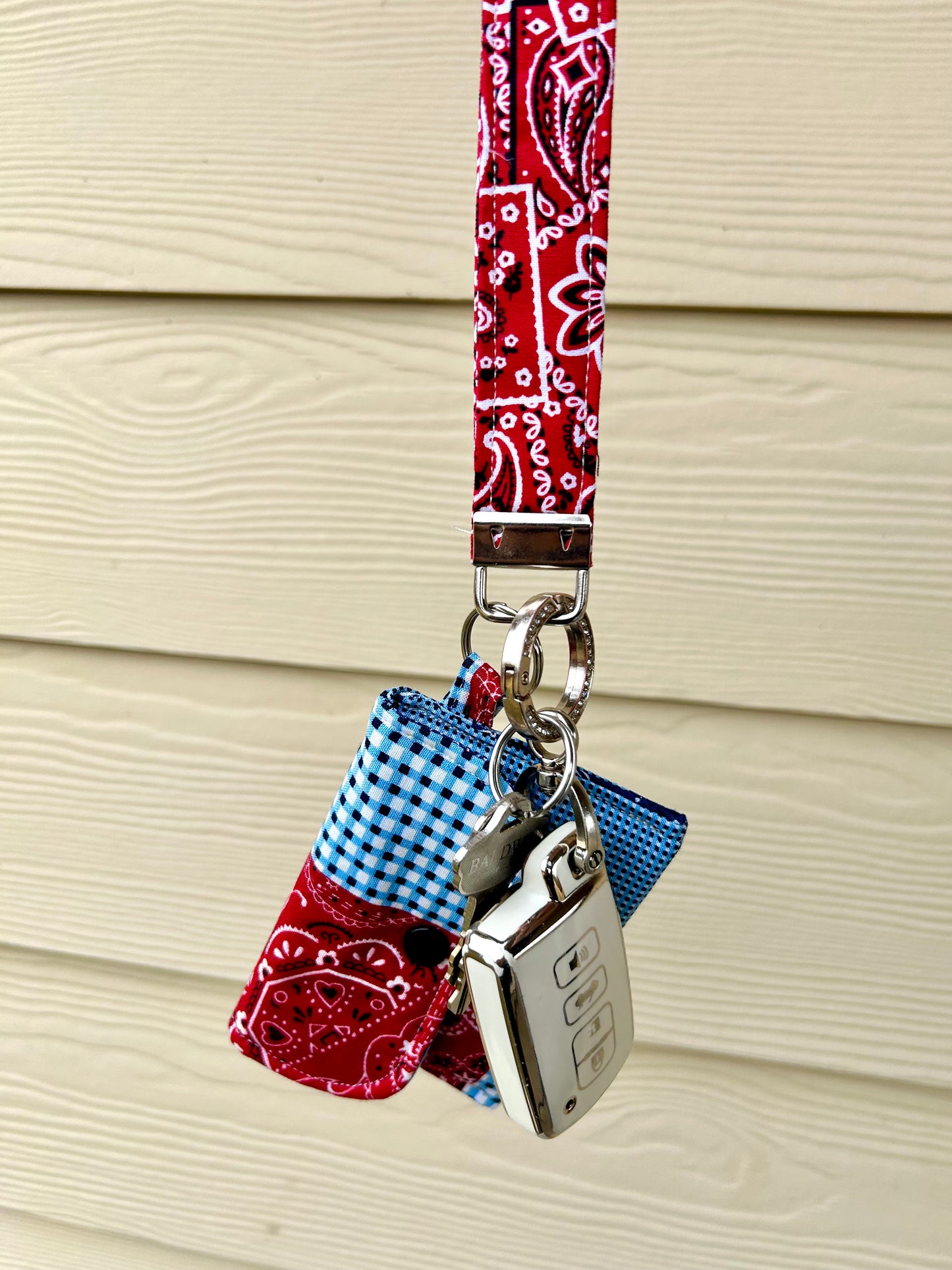 Bandana Patchwork Wristlet Wallet
