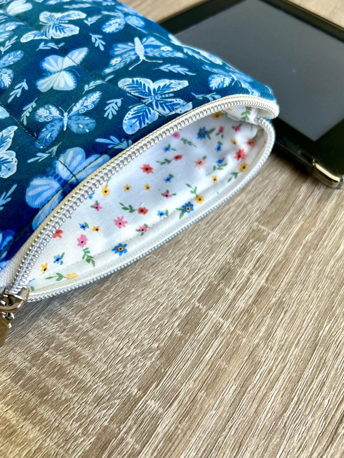 Blue Butterfly Kindle Sleeve