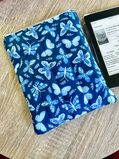 Blue Butterfly Kindle Sleeve