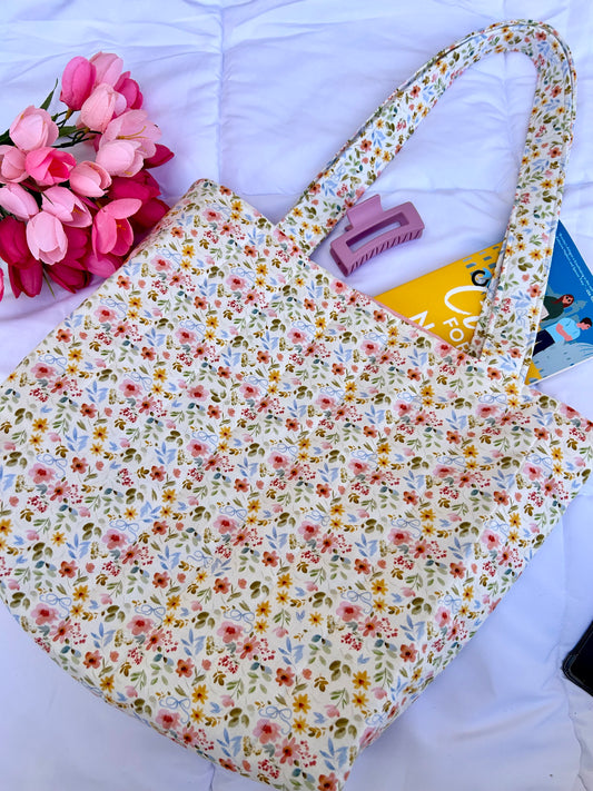 Multi Floral Tote Bag