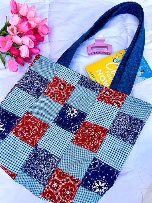 Bandana Patchwork Tote