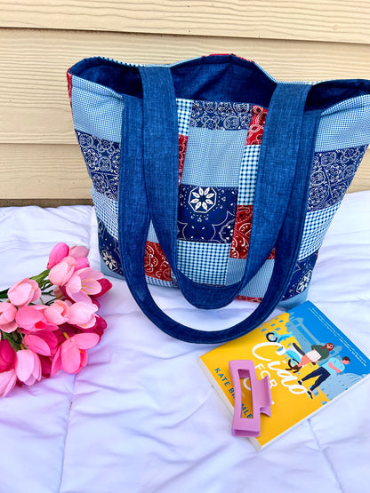 Bandana Patchwork Tote