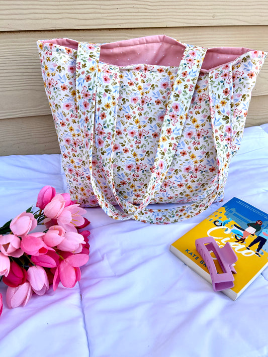 Multi Floral Tote Bag