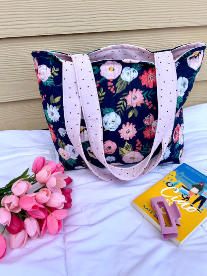 Midnight Garden Tote Bag