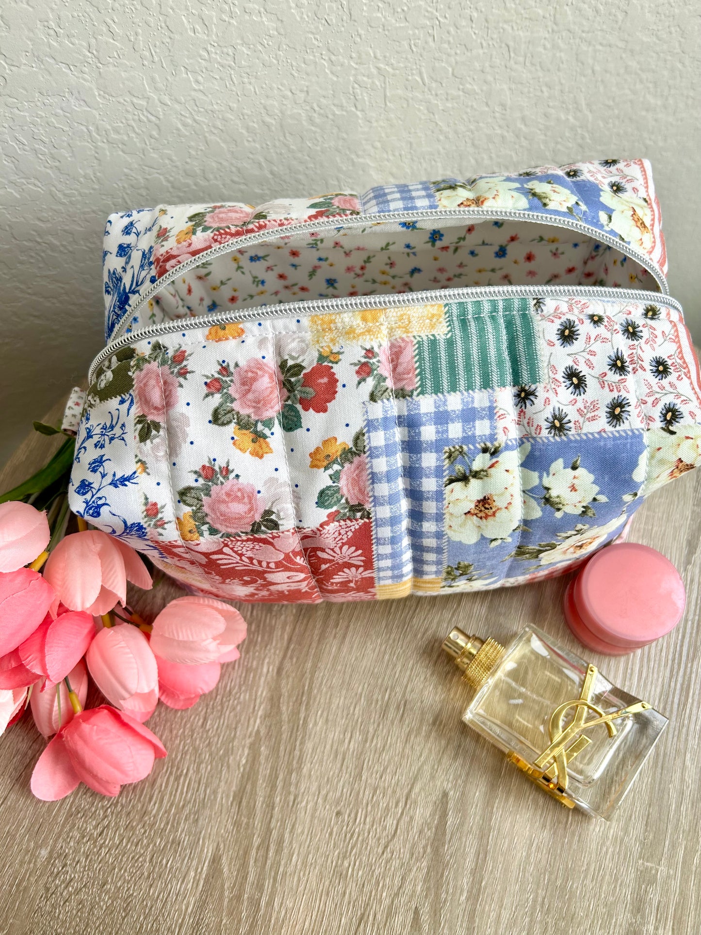 Picnic Patchwork Makeup bag