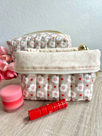 Cottage Bloom Makeup Bag