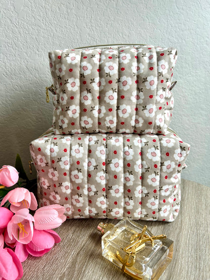 Cottage Bloom Makeup Bag