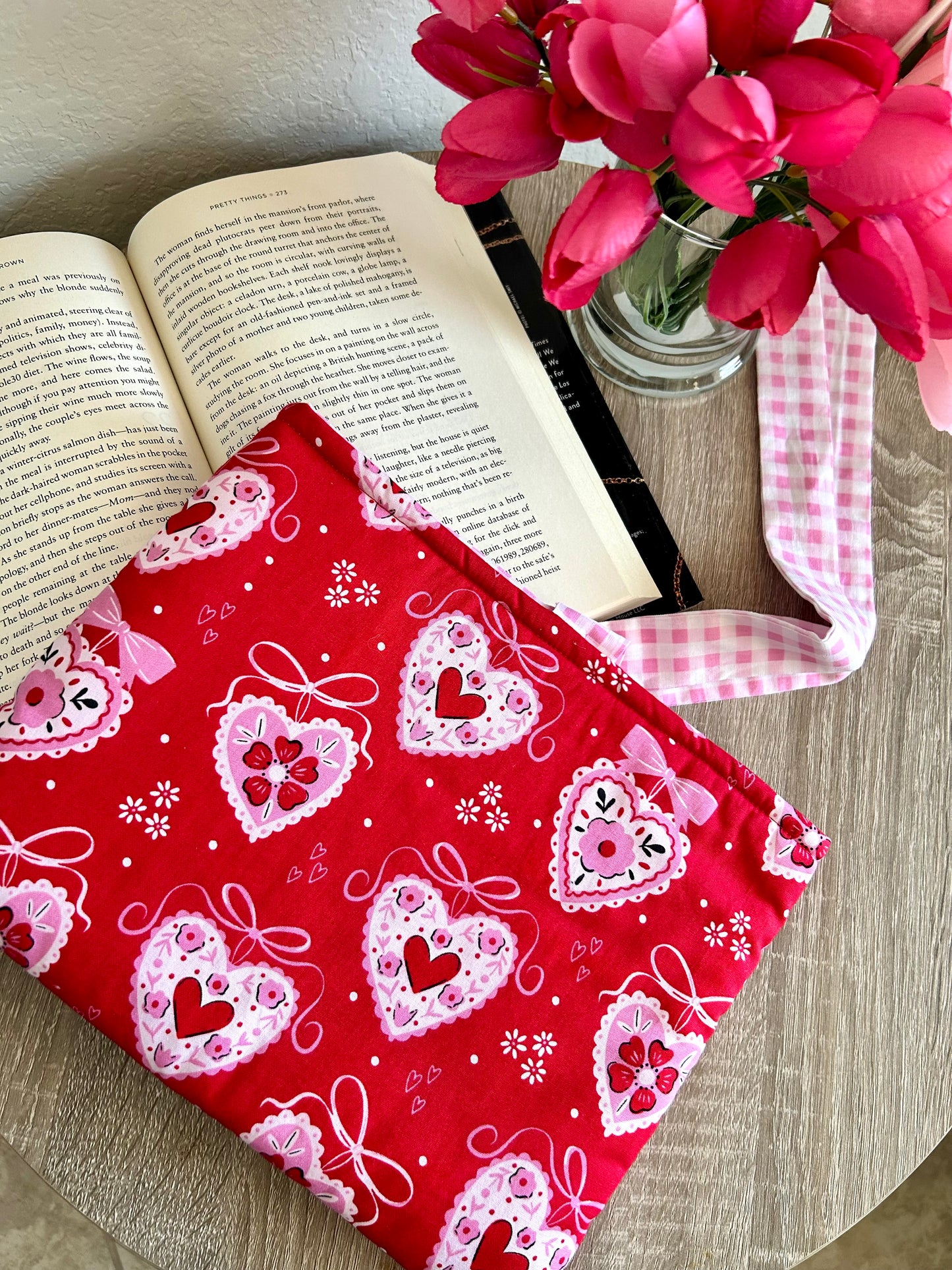 Love Notes Bow Book Sleeve