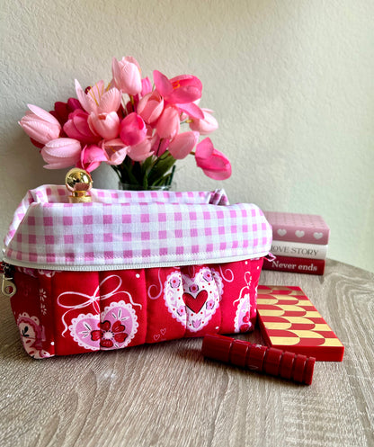 Bow Book Sleeve/Kindle Sleeve/Makeup bag Bundle