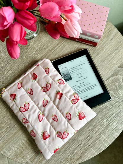 Strawberry Blush Kindle Sleeve