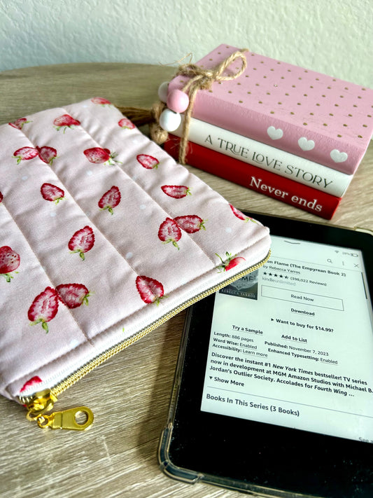 Strawberry Blush Kindle Sleeve