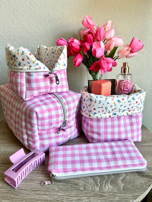 Pink Gingham Bundle