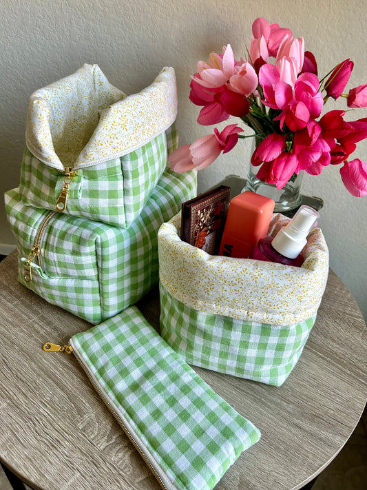 Green Gingham Bundle