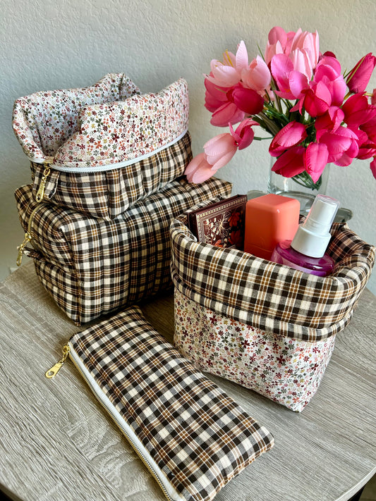 Brown Gingham Bundle