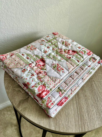 Rose Patchwork Laptop Sleeve