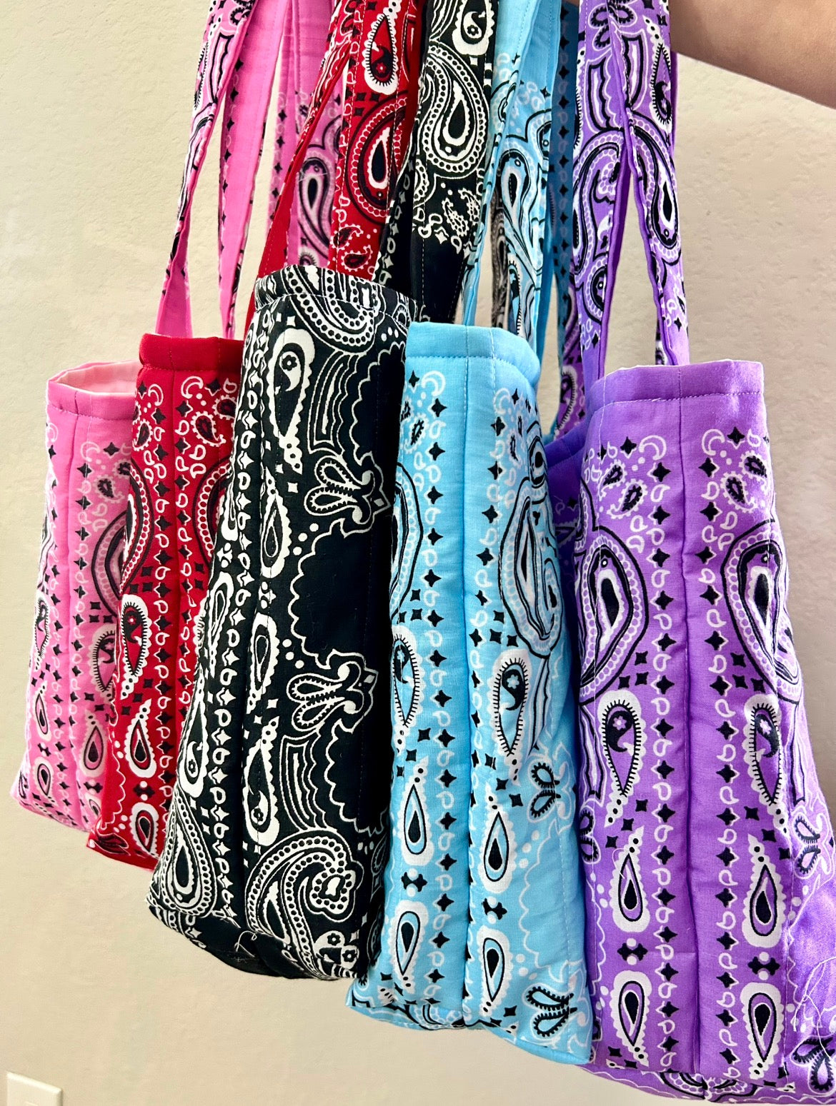 Blue Bandana Tote bag