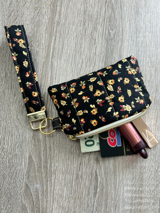 Forest Leaves Wristlet Wallet