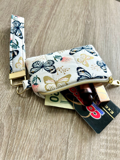 Butterfly Wristlet Wallet