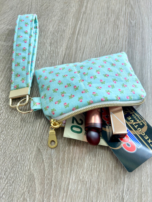 Rose Buds Wristlet Wallet