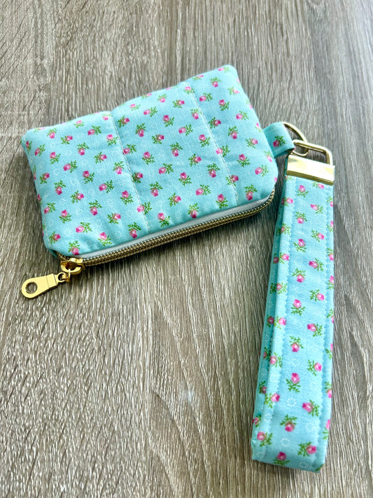 Rose Buds Wristlet Wallet