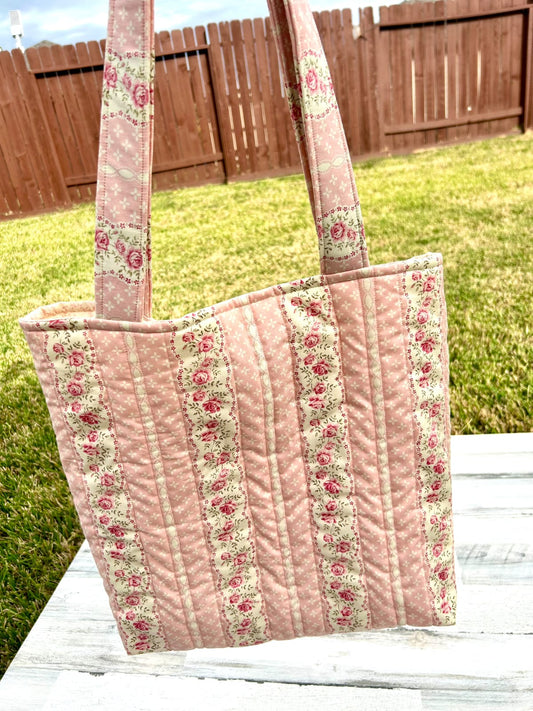 Vintage peachy Tote