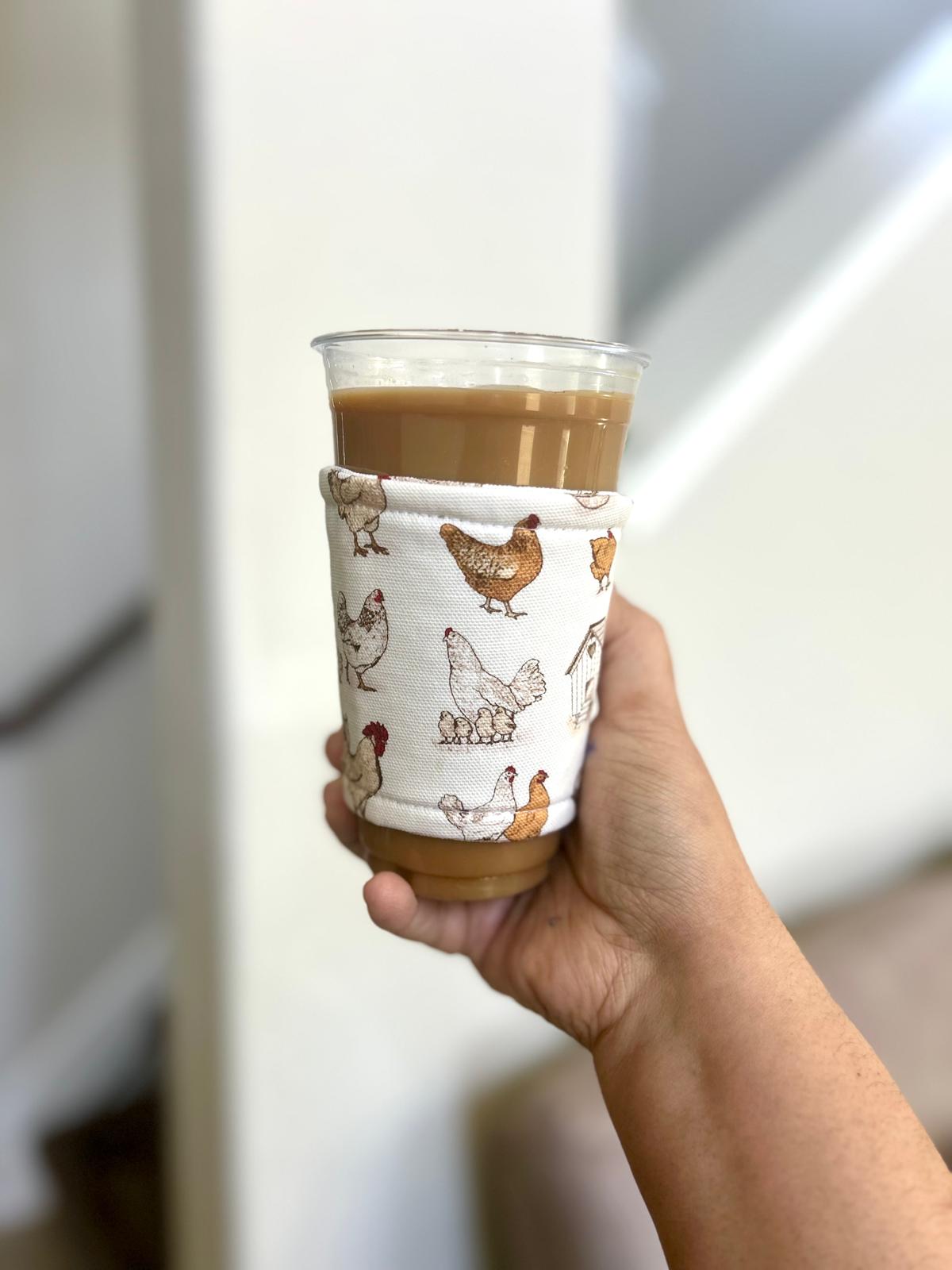 Farm Chickens Coffee Sleeve