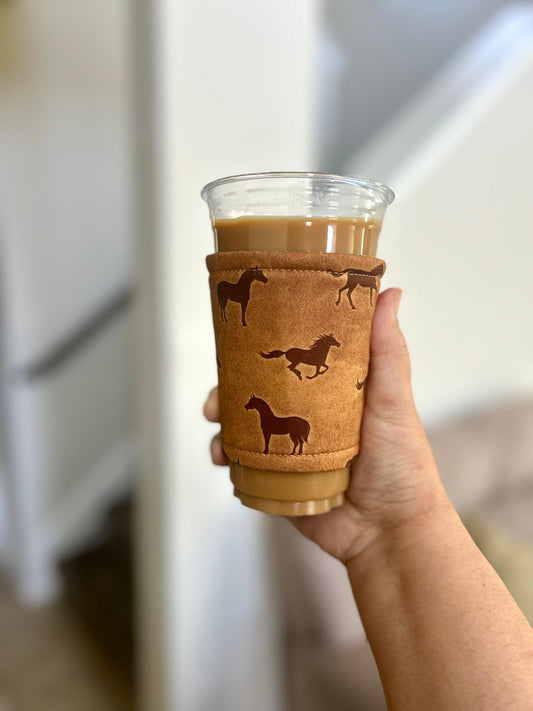 Horses Coffee Sleeve