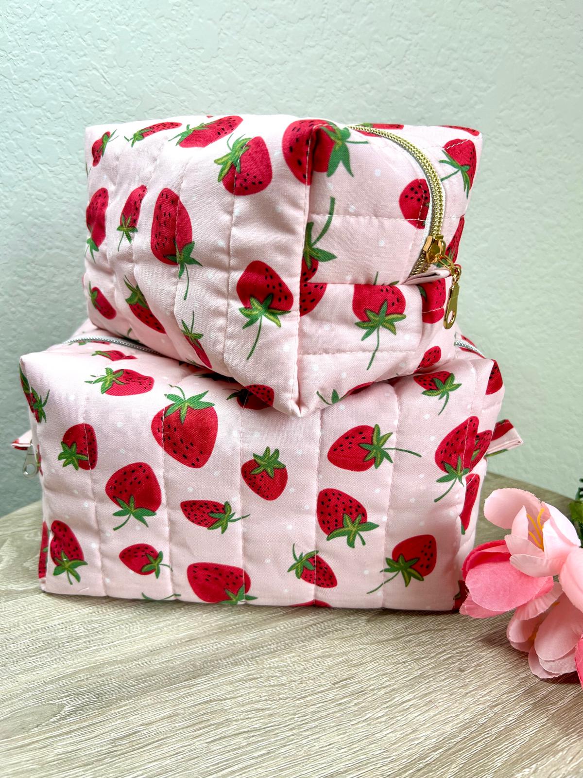 Strawberry Makeup Bag